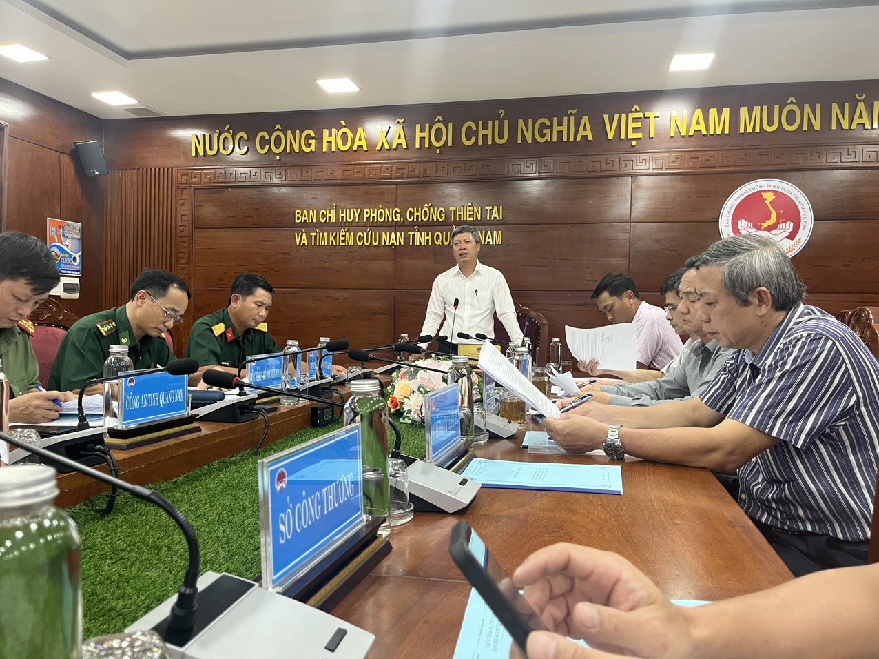 Hội nghị tổng kết công tác phòng chống thiên tai, tìm kiếm cứu nạn năm 2023 và triển khai nhiệm vụ thời gian đến của tỉnh Quảng Nam