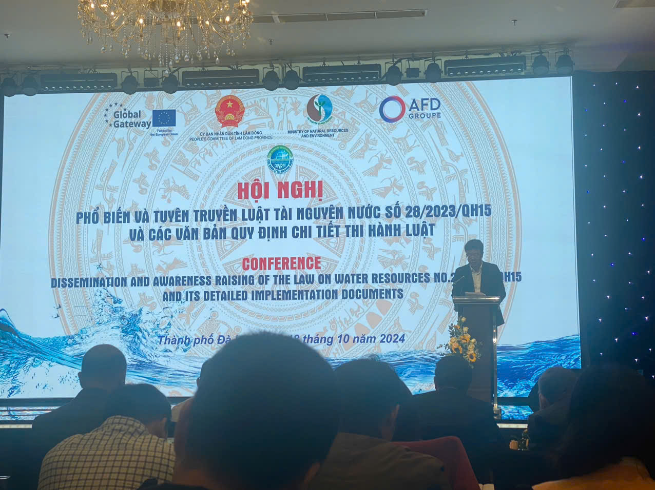 Hội nghị tuyên truyền, phổ biến Luật Tài nguyên nước số 28/2023/QH15 và các văn bản quy định chi tiết thi hành Luật tại khu vực miền Trung và Tây Nguyên