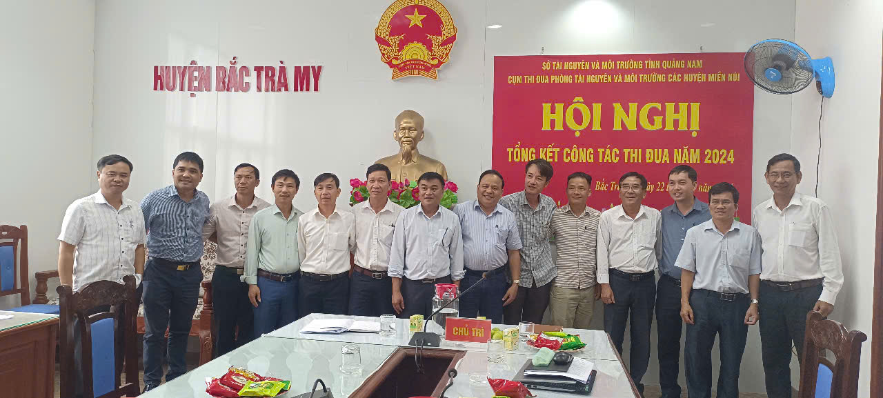 Tổ chức các hoạt động tổng kết phong trào thi đua năm 2024  Cụm thi đua phòng Tài nguyên và Môi trường các huyện miền núi